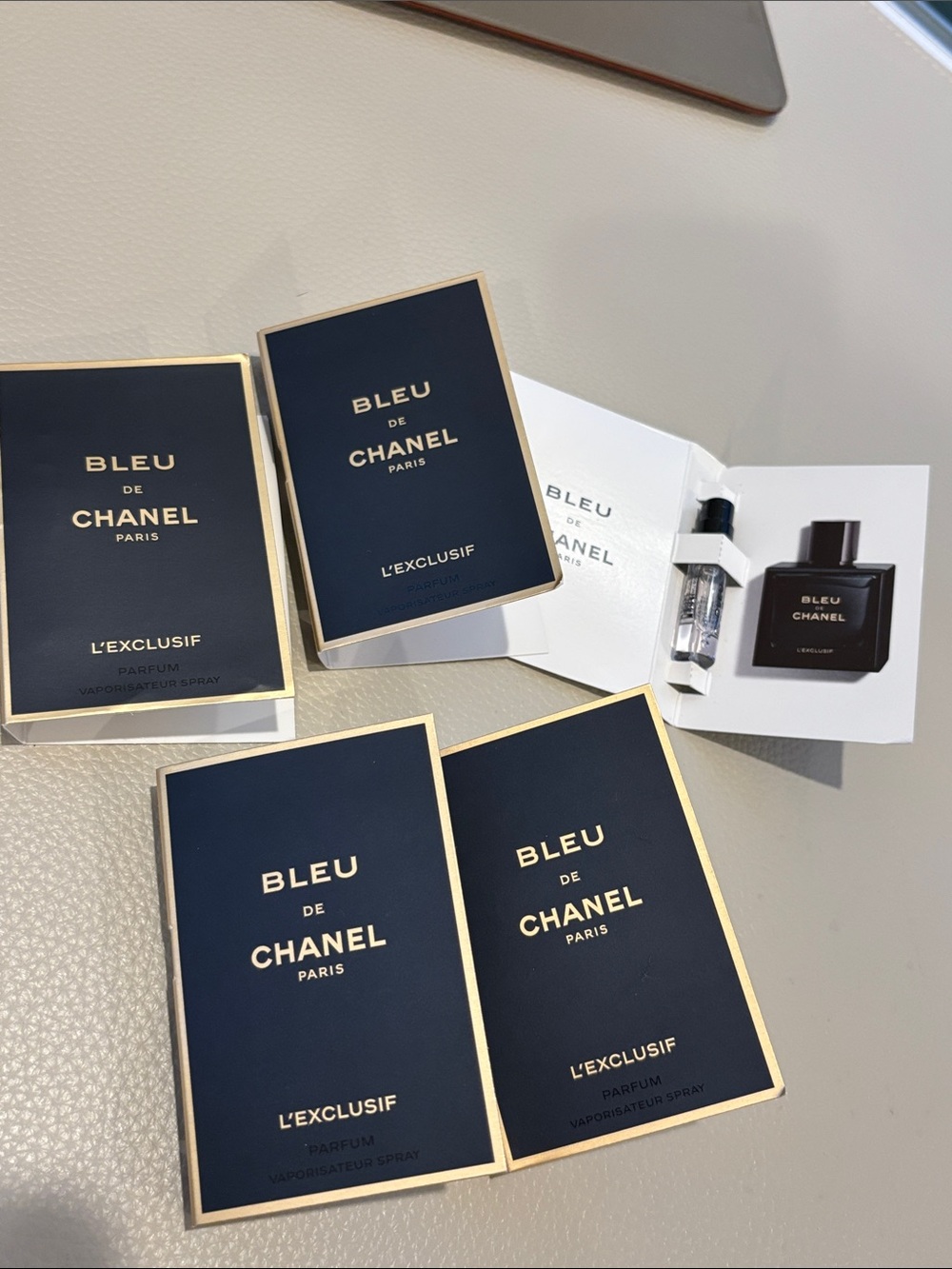 BLEU DE CHANEL L’EX LUSIF PARFUM (5 samples )